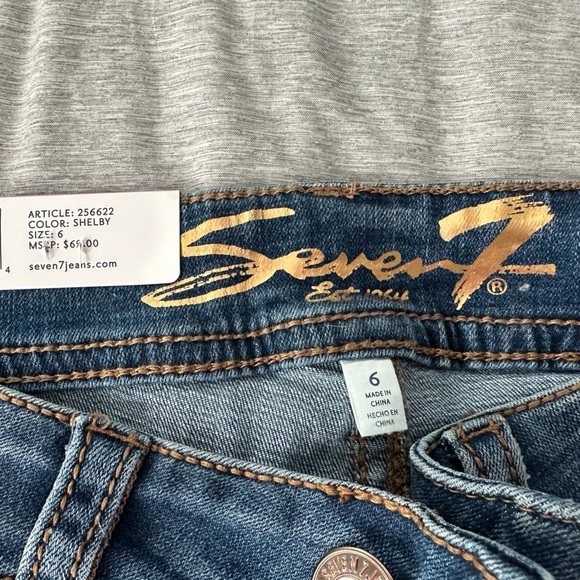 NWT Seven7 Starlette Skinny Crop Jeans - Picture 4 of 4